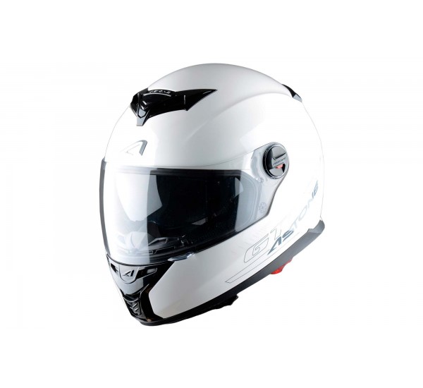 Шлем ASTON GT 800 SOLID, белый глянцевый